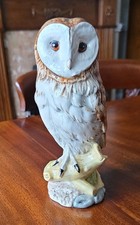 Royal Doulton Ceramic Barn Owl Figurine Decanter Whyte & Mackay Whisky J.Tongue