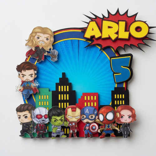 Personalised marvel superhero - personalised,