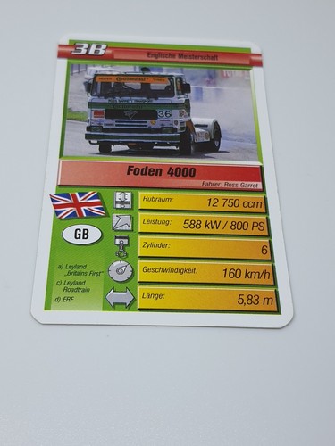 Foden 4000 race - -, trucks