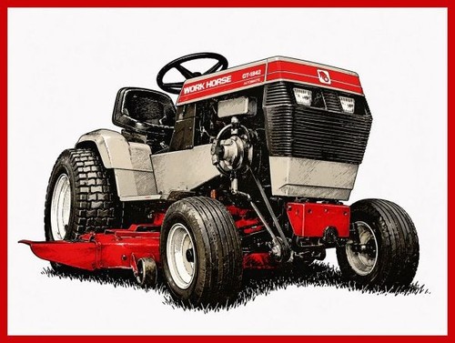 Wheel horse 1100 work - wheel,