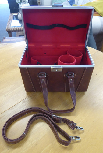 Vintage hard leather camera - vintage,
