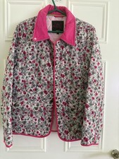 Pauls Boutique Limited Edition Floral Quilted Jacket Coat size L VGC