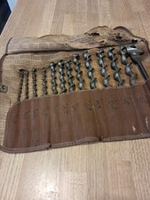 RIDGEWAY BRACE AUGER DRILL 13  BIT SET incl expansive bit