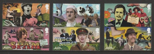 2025 monty python stamps - gb,