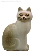 RARE 20cm Scandinavian Lisa Larson Ceramics Murre Cat Midi Gustavsberg Sweden 98
