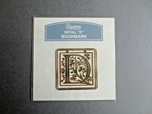 Bookmark letter gold plated - bookmark,