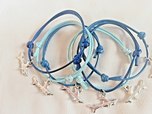 Shark friendship bracelets - shark,