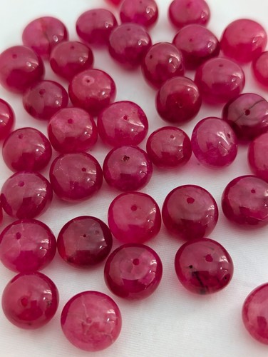 Ruby gemstone beads - ruby, emerald