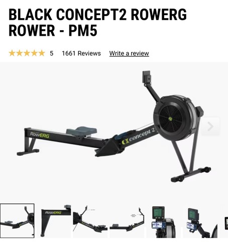 Concept2 rowerg with standard - rowerg,