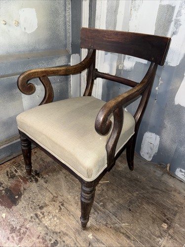 Antique regency elbow chair - regency,