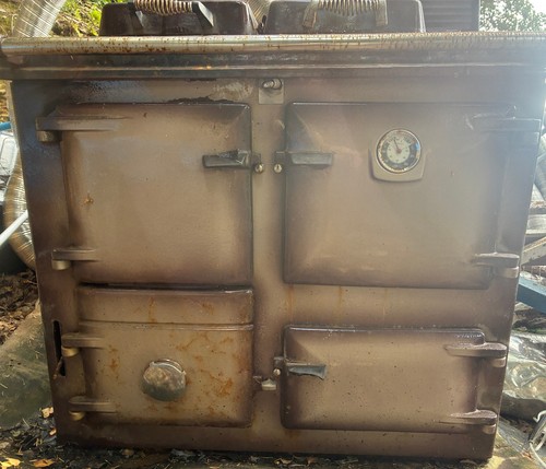 Solid fuel rayburn cooker with - solid,