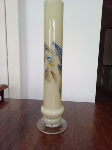 Vintage white milk glass - white,