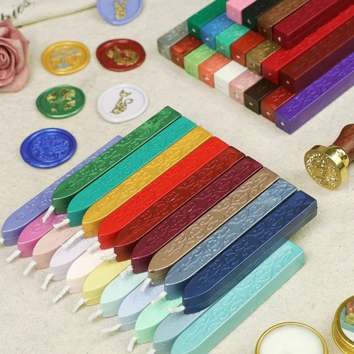 5pcs sealing wax sticks with - wax,