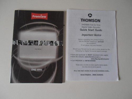 Thomson dhd4000 digital - thomson,