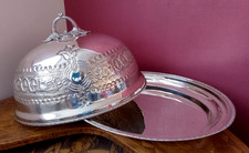 VINTAGE LARGE SILVER PLATED