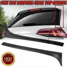 2PCS Black Rear Window Spoiler Side Wing For VW Golf 7 7.5 MK7 MK7.5 2014-2018