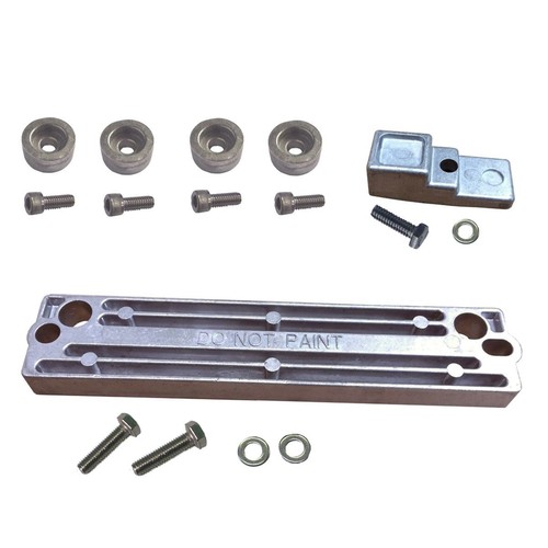 Aluminium anode bolt kit - aluminium,
