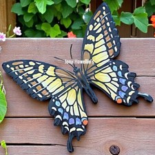 Gold Butterfly Wall Art Garden