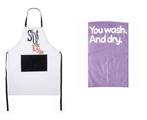 Shut kiss apron you - kiss,