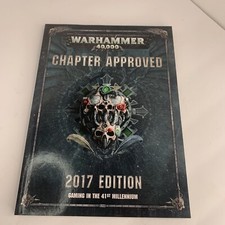 Warhammer 40K 8th CHAPTER APPROVED Supplemental Rulebook 2017 Edition Games Used