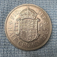 1967 half crown elizabeth - -,