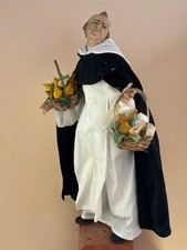 Monk Figure Dominican 15 3/8in Scene Art Presepiale Nativity Neapolitan