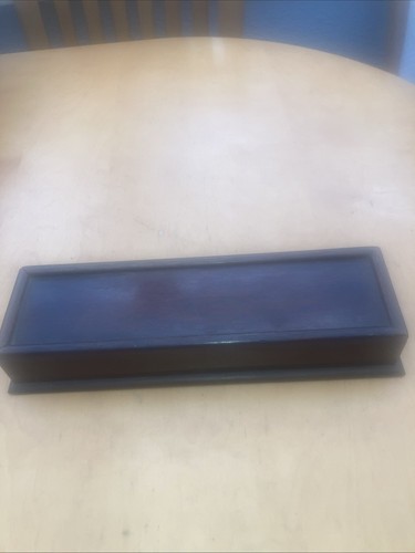 Vintage wooden pen pencil box - pen/pencil,