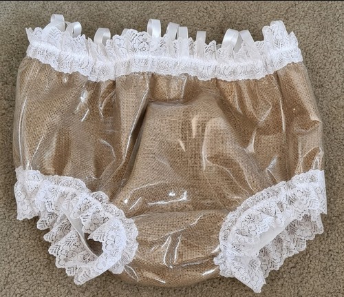 Adult baby sissy hessian - baby,