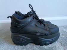 BUFFALO LEATHER PLATFORM BOOTS