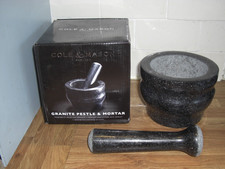 Cole And Mason of England Granite Pestle And  Mortar - 14cm - Brand New Boxed