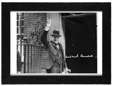 Winston Churchill Signed
