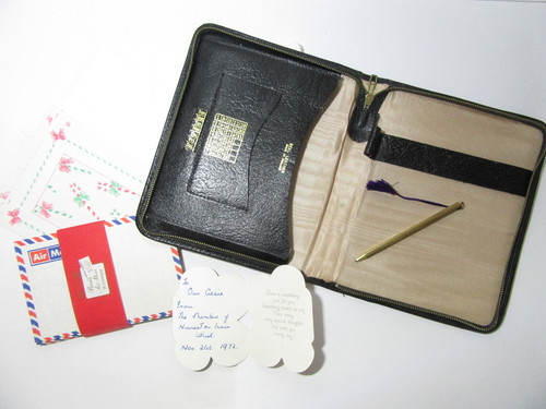 Vintage letter writing zip - letter,