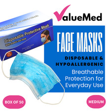 3-Ply Disposable Face Masks -