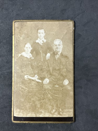 Cdv family lady with - cdv,