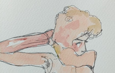 Ink Watercolour Drawing