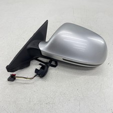 AUDI A3 8P WING MIRROR SILVER FACELIFT NSF LH PASSENGER FRONT LEFT SIDE 08-12