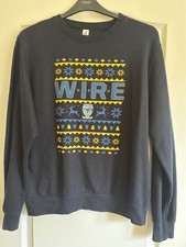 Warrington Wolves Rugby League Christmas Sweater Size Medium Men's