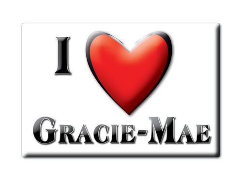 Gracie mae fridge - magnet, name