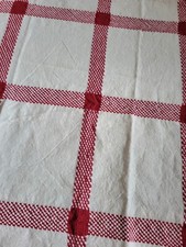 Fabric Table Cloth 100% Cotton Loose Weave Linen Look French Style 50x70 Inch