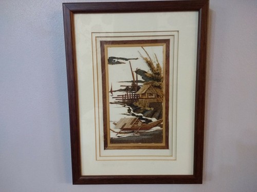 Wall hanging wood - wood, craft