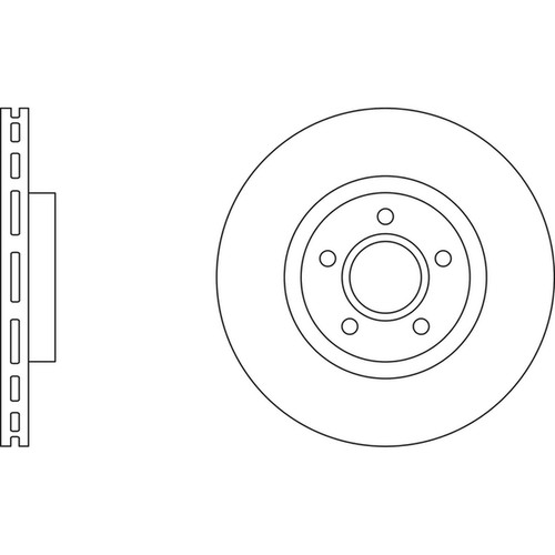 Brake discs vented - discs, for