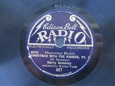 HARRY HEMSLEY 78 RPM CHRISTMAS