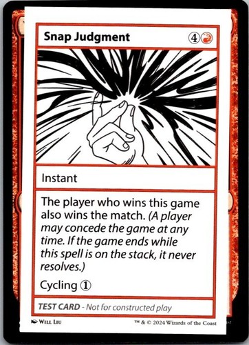 Snap judgement mystery booster - snap,