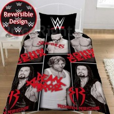 WWE Single Double Duvet Cover Bedding Set Wrestling Stars 