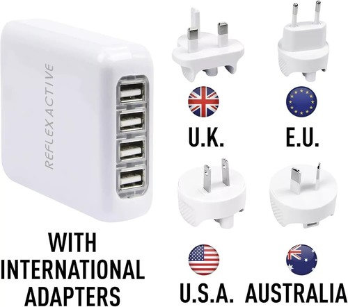 Usb travel plug adapter - plug, eu