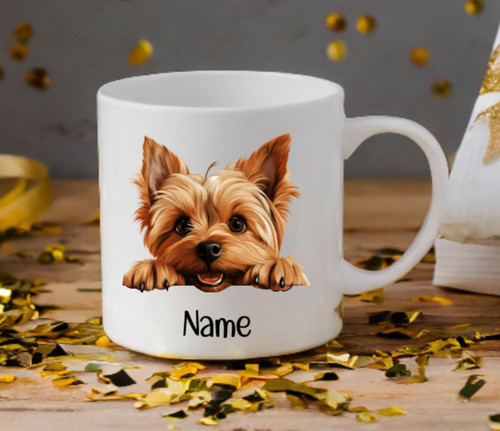 Silky terrier dog peeping - dog,
