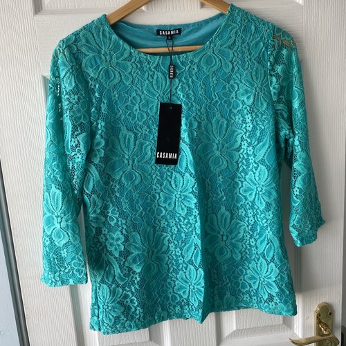 Bnwt casamia turquoise floral - casamia,