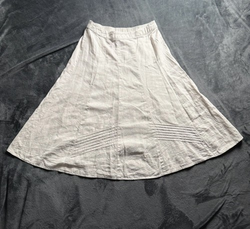 Damart beige long flowy - , skirt