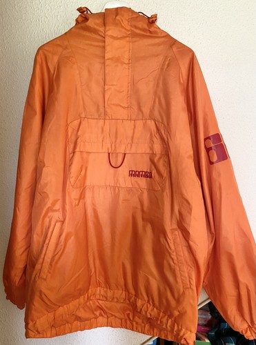 Mambo orange pullover anorak - orange,