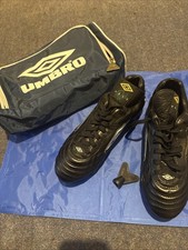 Umbro Pele Elite Sl 1997 Football Boots Size UK 9 with kit bag and key new  